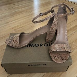 Kelly & Katie Cork Heeled Sandal